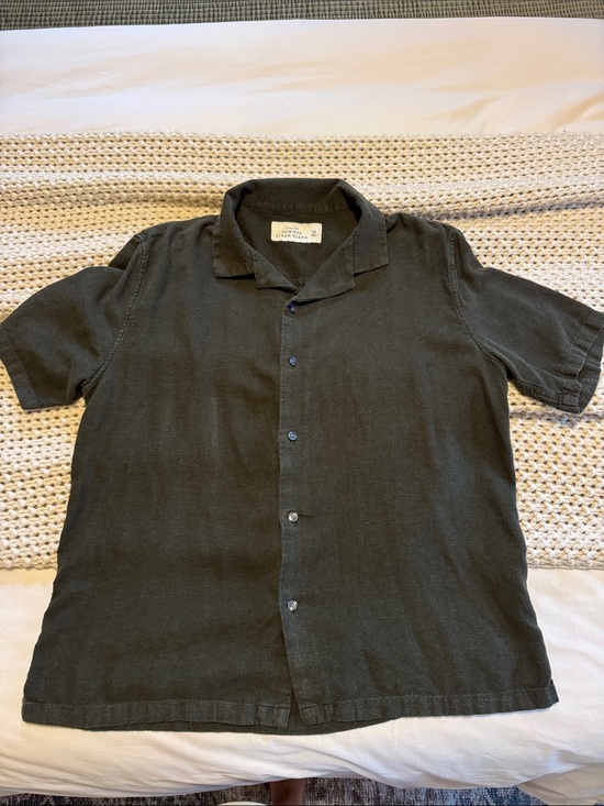 Abercrombie & Fitch Other - Abercrombie & Fitch Short-Sleeve Camp Shirt in Olive
